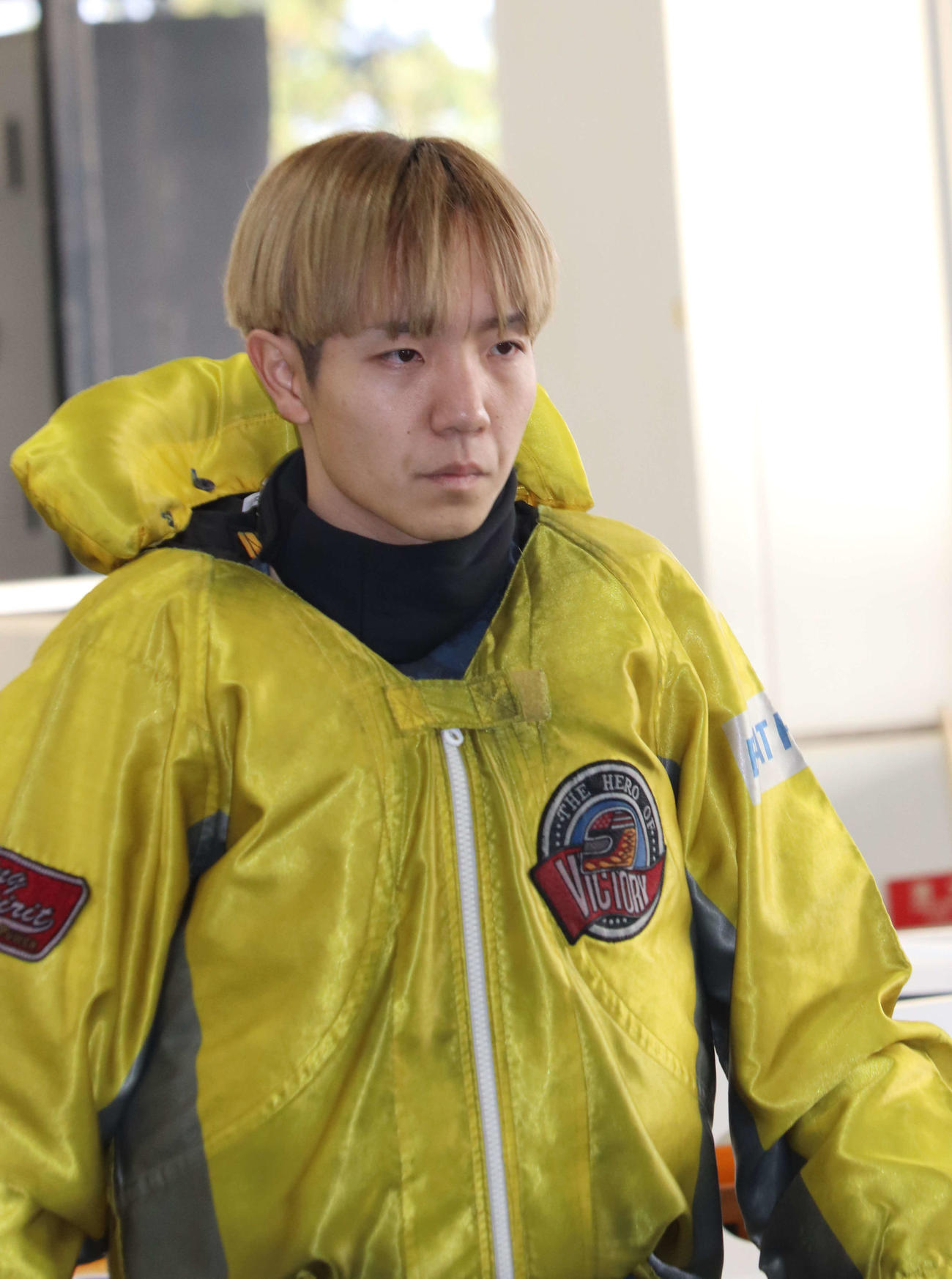 村松遥輝がイン服部幸男を破る大金星を挙げた（撮影・神田成史）