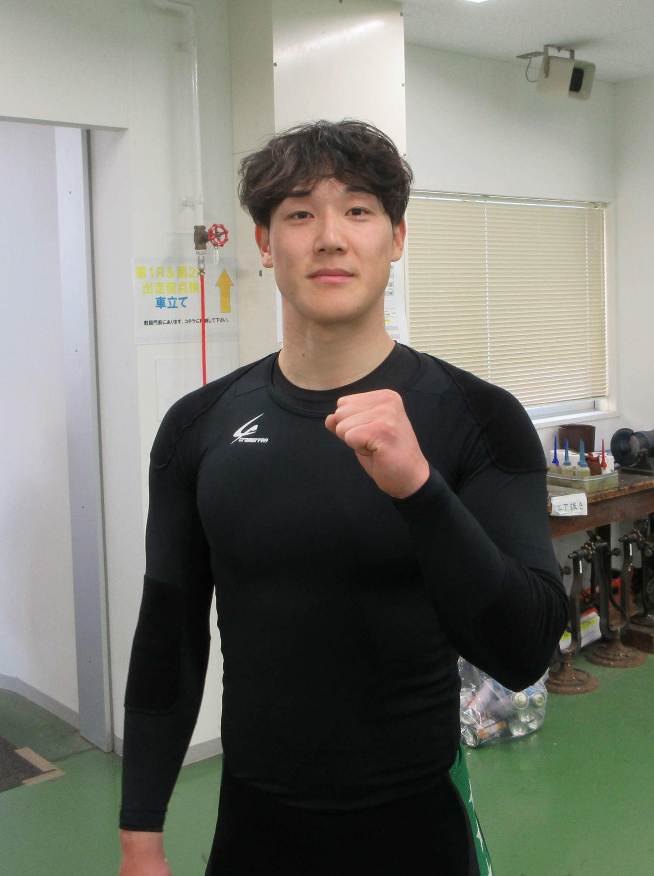 水谷亮太が上々の滑り出しを決めた（撮影・和田年弘）