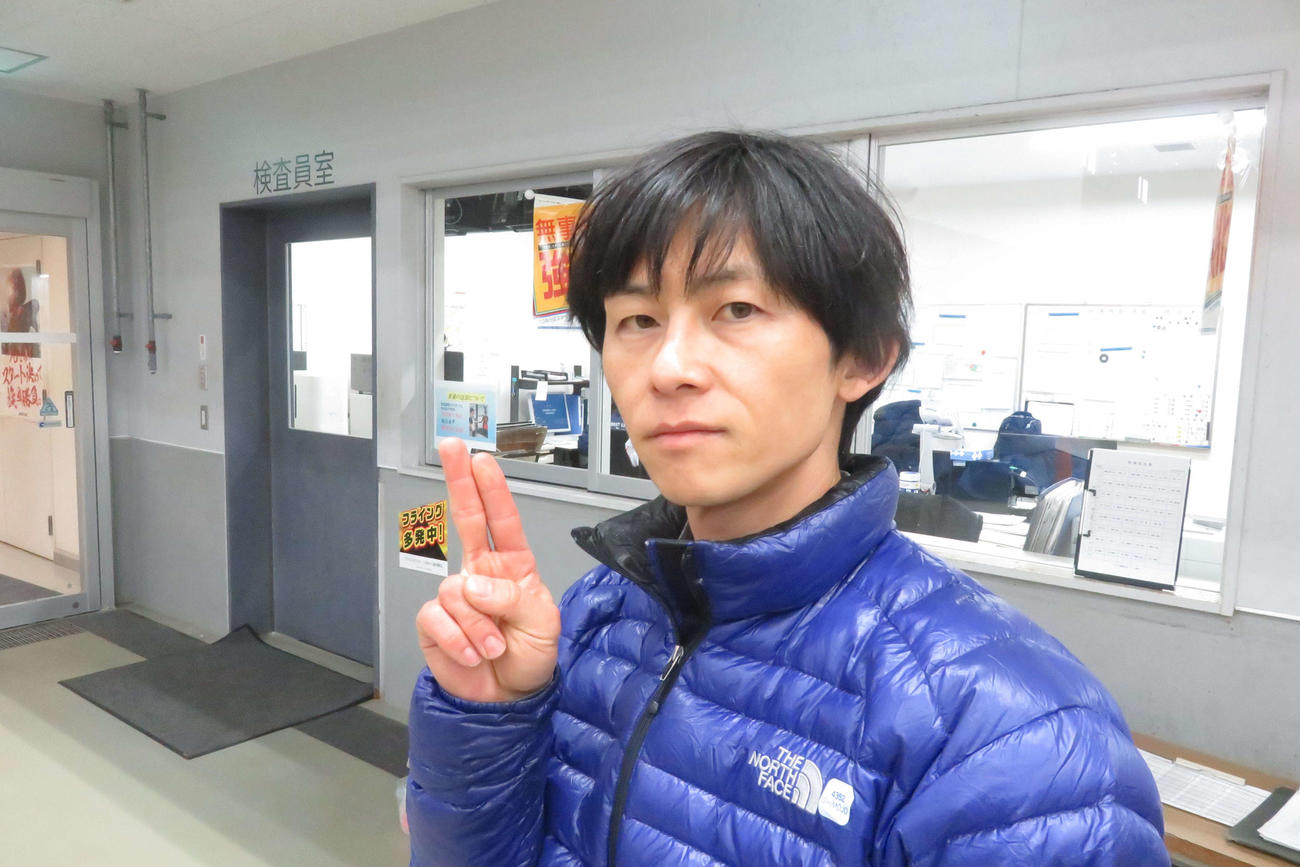 下條雄太郎は注目の11号機をゲット。初日の出番は5、10Rだ