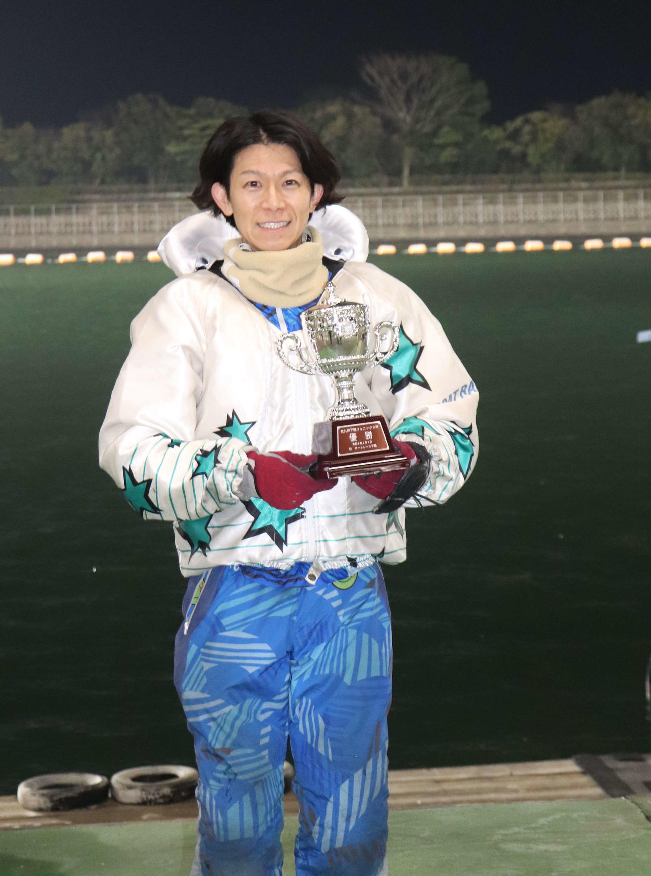吉川貴仁が準完全Vで下関初優勝を飾った（撮影・神田成史）