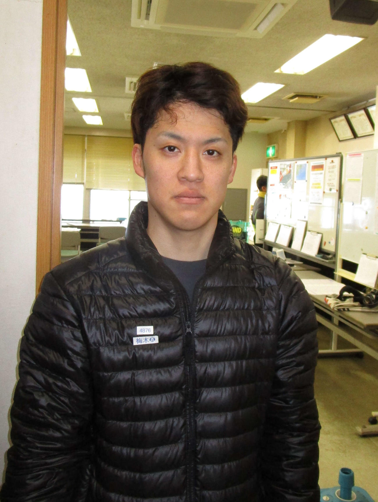 2日目連勝を飾った梅木敬太