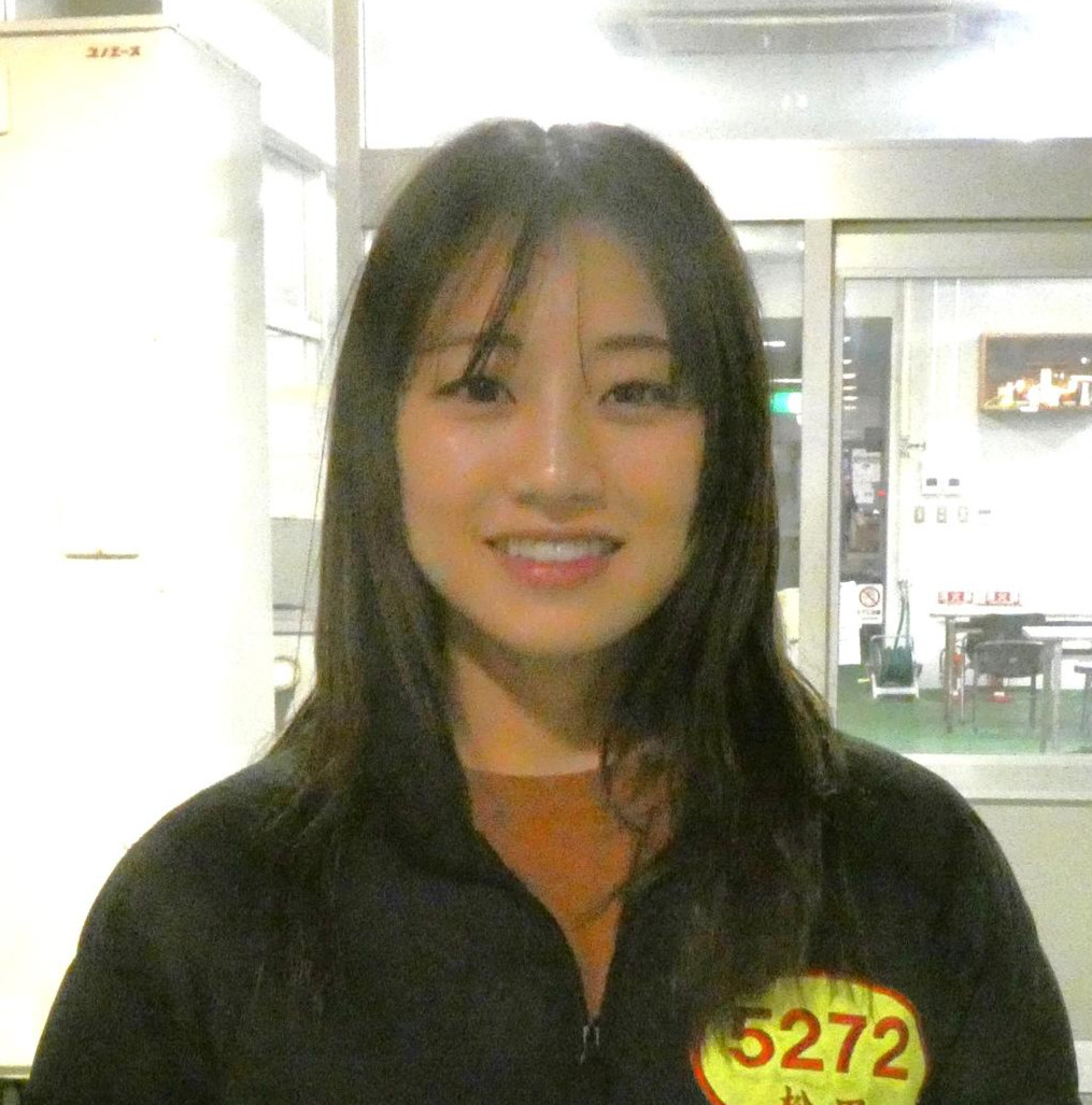 松田真実は最終日を白星で飾れるか（撮影・前原一樹）