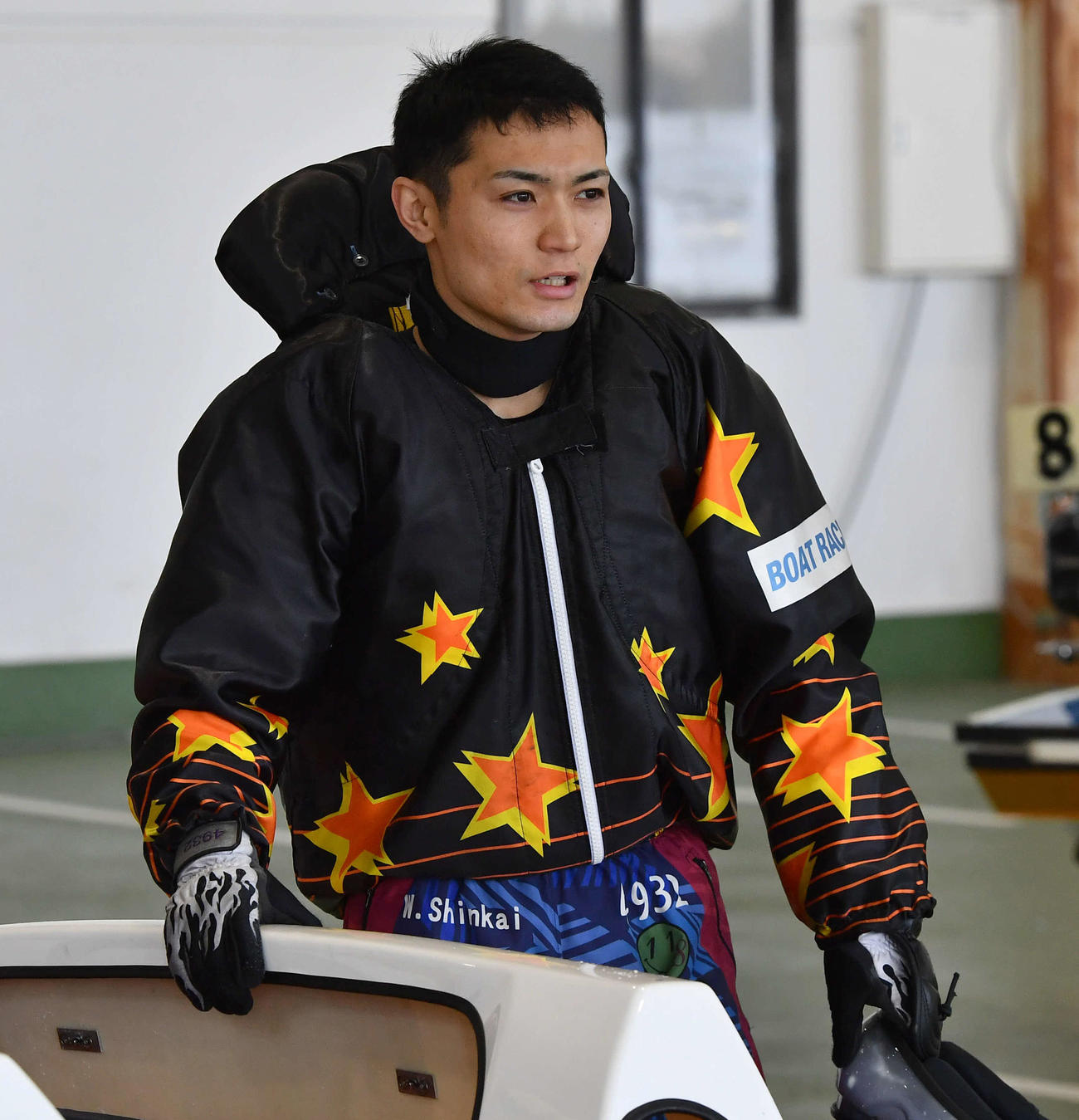G1全日本王座決定戦3日目　2R、勝利した4932新開航（撮影・岩下翔太）