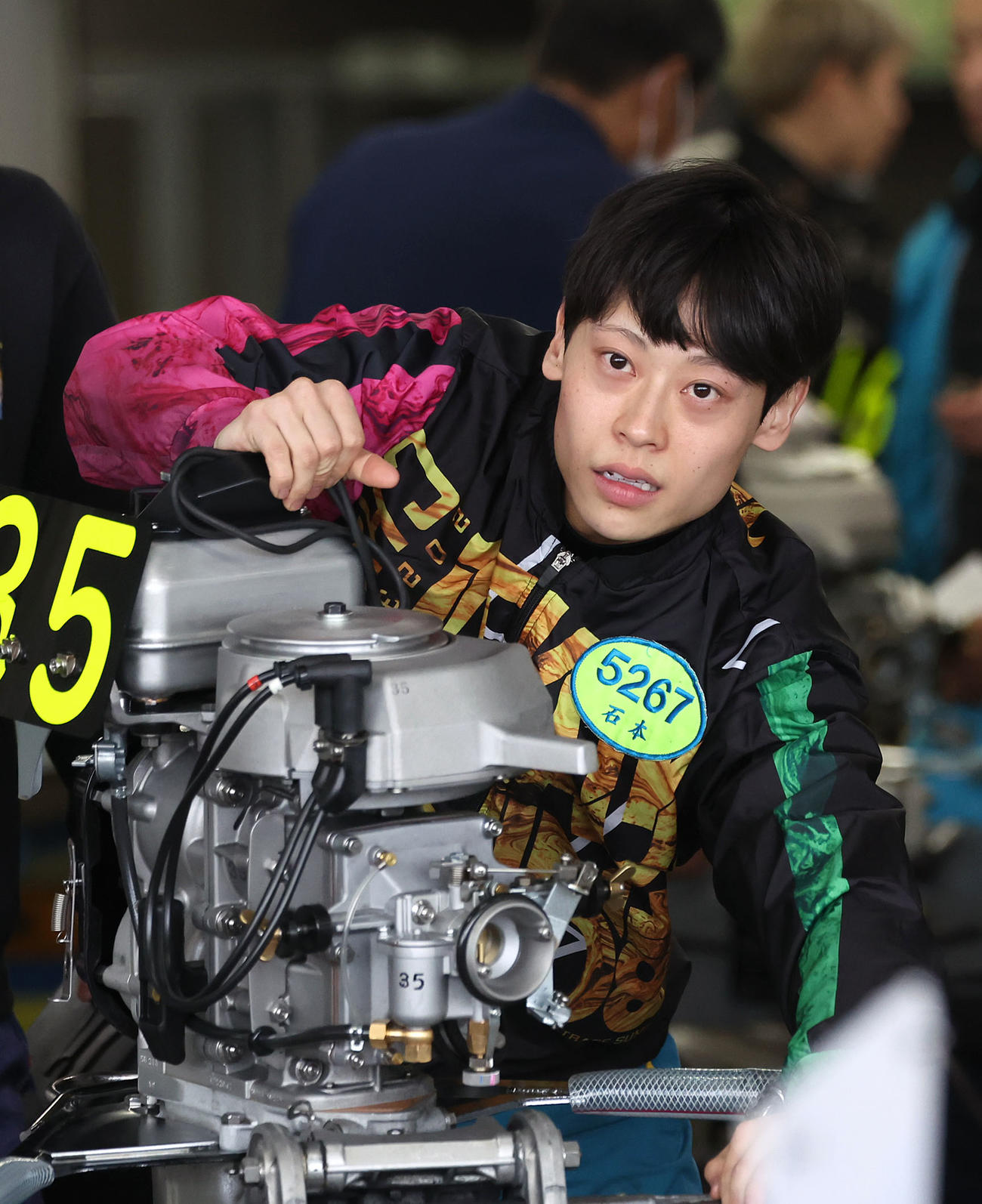 第69回秩父宮妃記念杯前検、5267石本裕武（撮影・白石智彦）