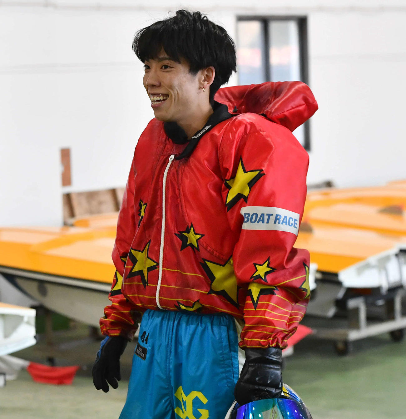 G1全日本王座決定戦5日目　11R準優勝戦、2着で優出を決めた吉田裕平（撮影・岩下翔太）