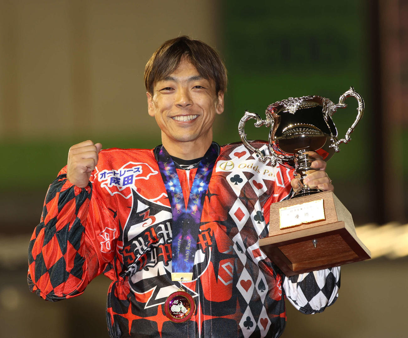 昨年は6度目のSS王座決定戦制覇を成し遂げ、賞金王に返り咲いた青山周平（2025年12月撮影）