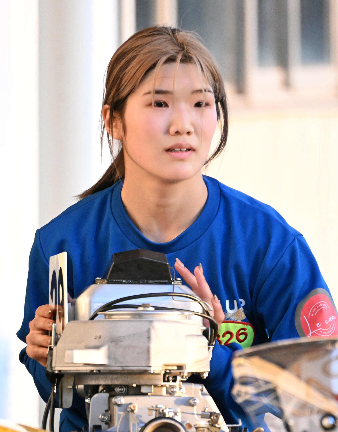 三嶌さららがデビュー初準優突破を目指す（撮影・石井愛子）