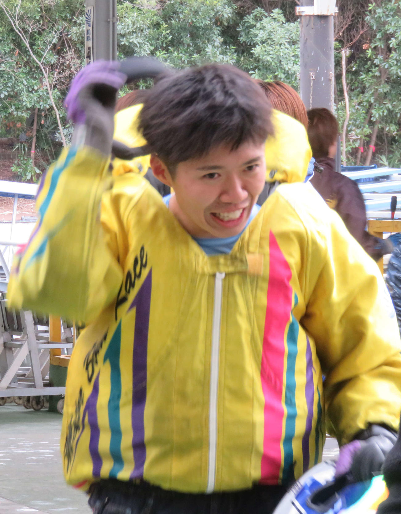 連勝発進の桜井優は自然と笑みがこぼれた
