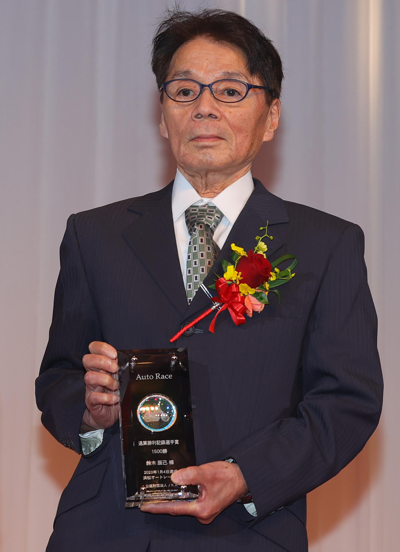 鈴木辰己さん（2024年2月撮影）