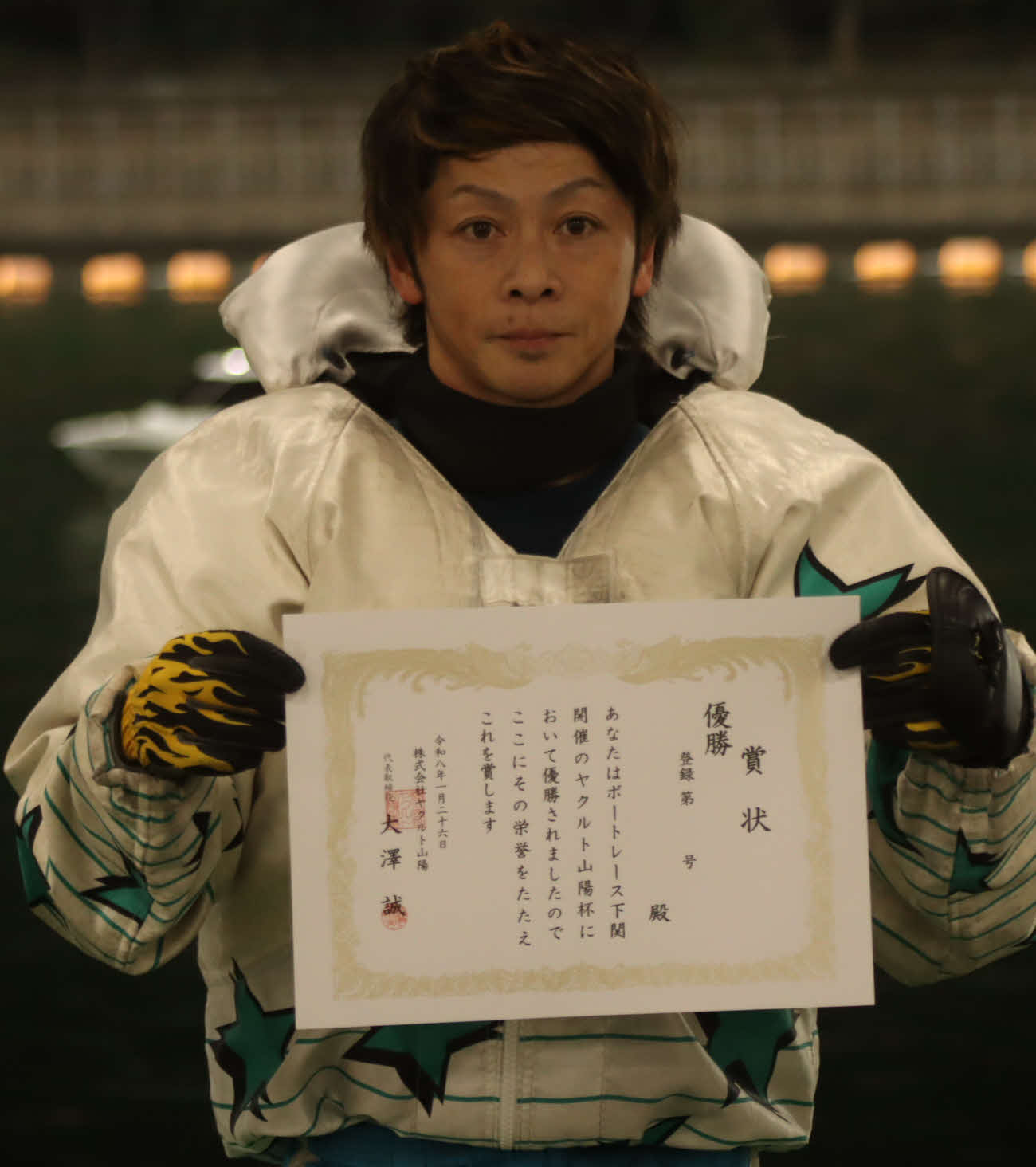逃げて今年初優勝を果たした片岡雅裕