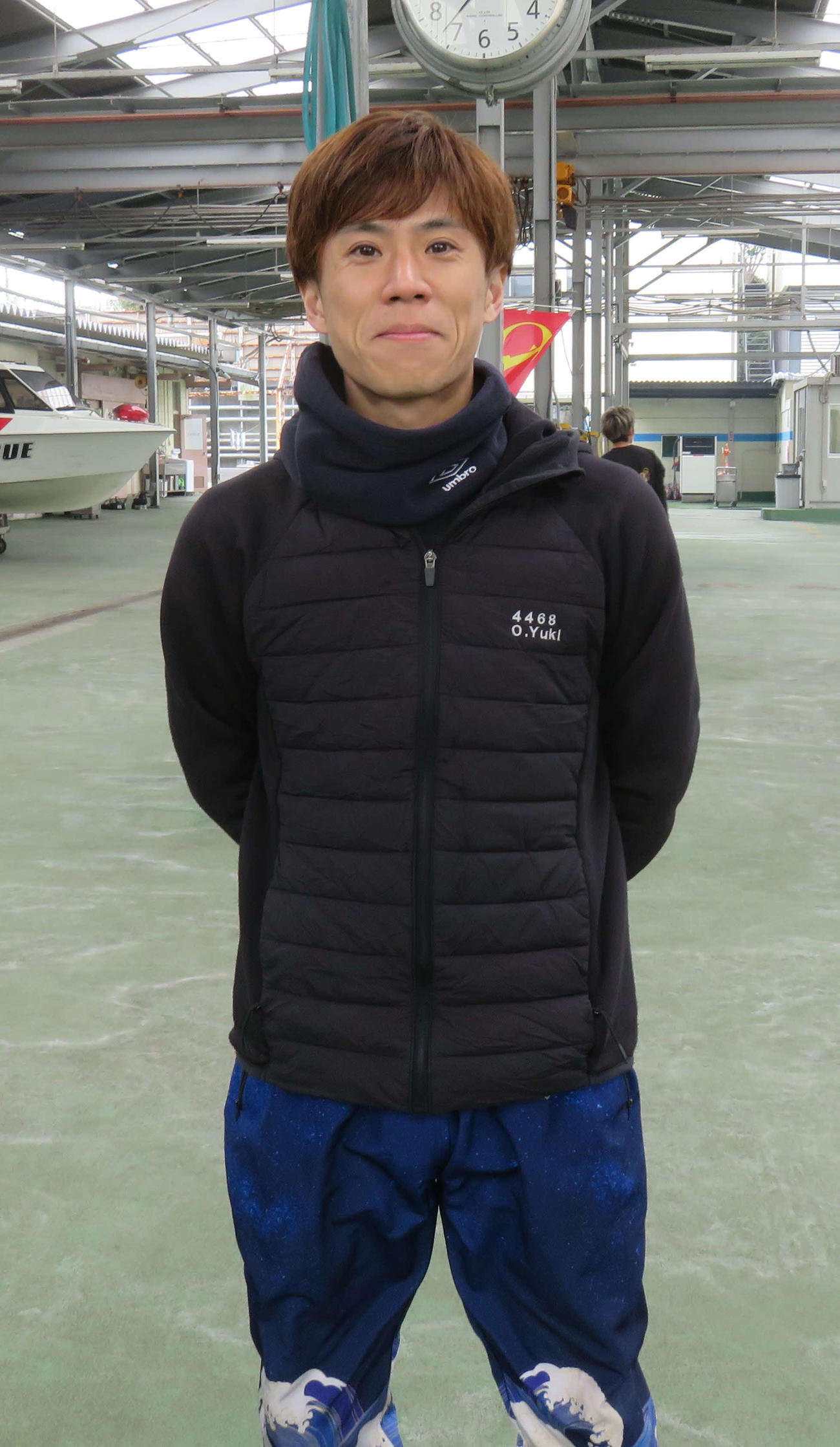 前検の大池佑来は62号機に好感触（2026年1月28日撮影）