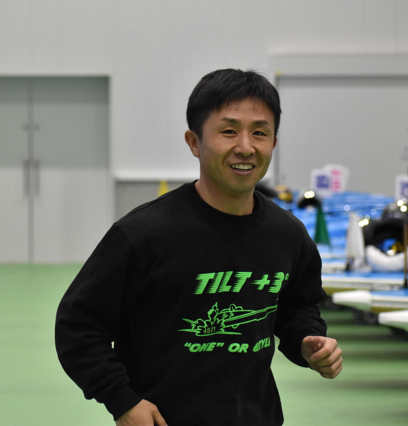 菅章哉は6秒64の前検1番時計をマークした