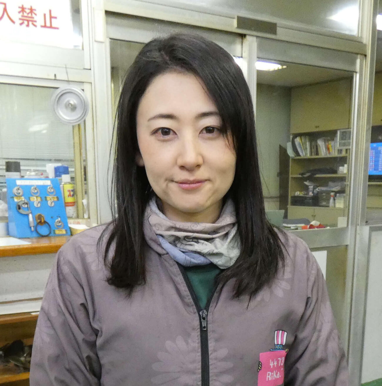 藤堂里香の初日の出番は9R6枠だ（撮影・前原一樹）