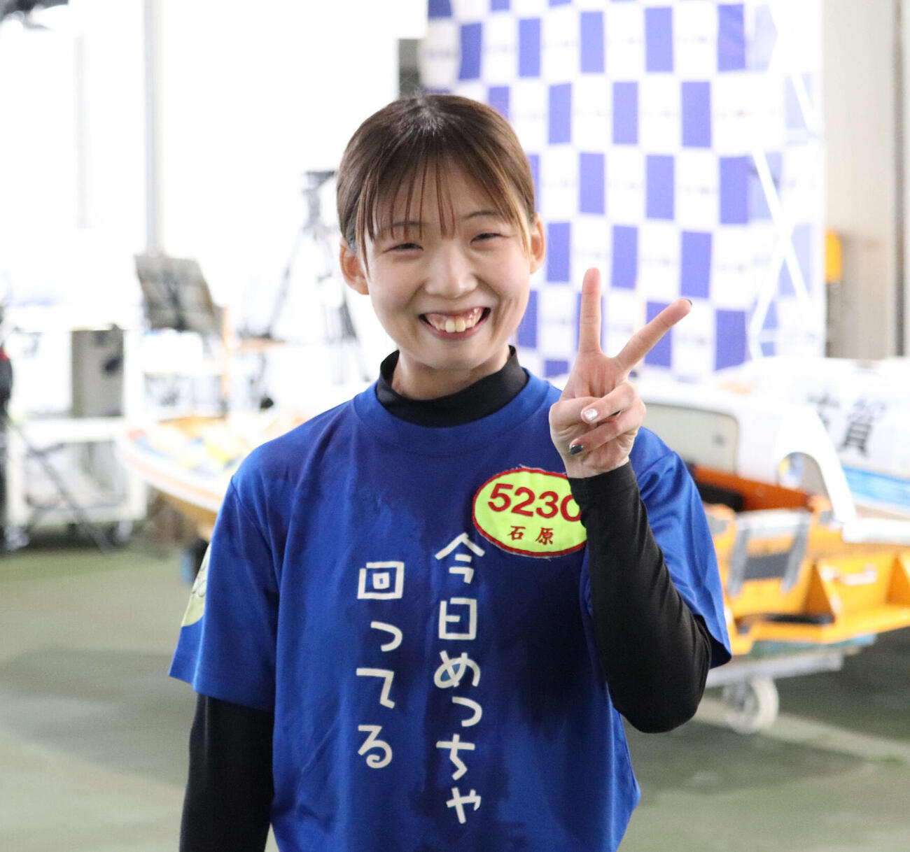初の予選突破を喜ぶ石原凪紗