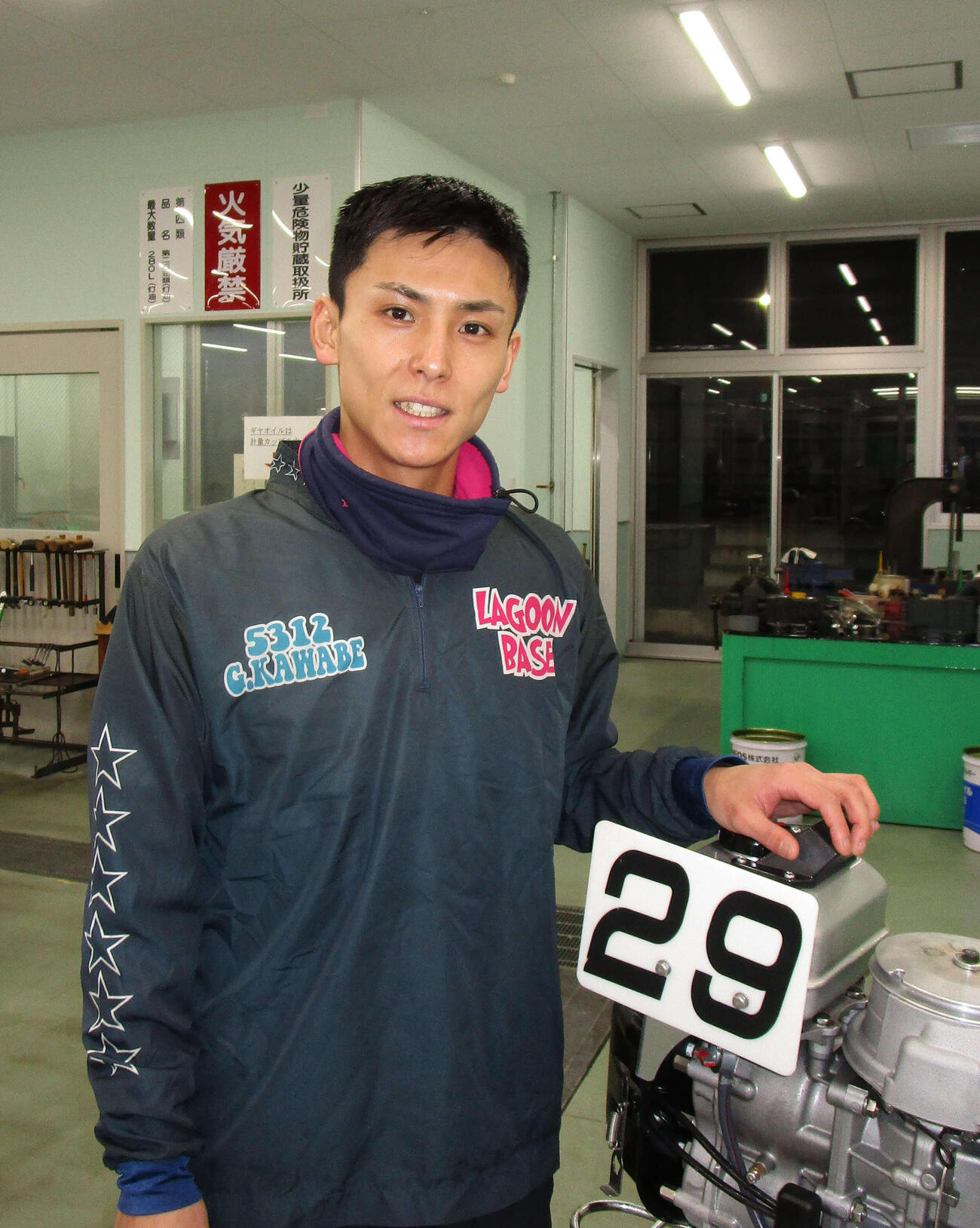蒲郡初参戦で白星を挙げた川辺郭人