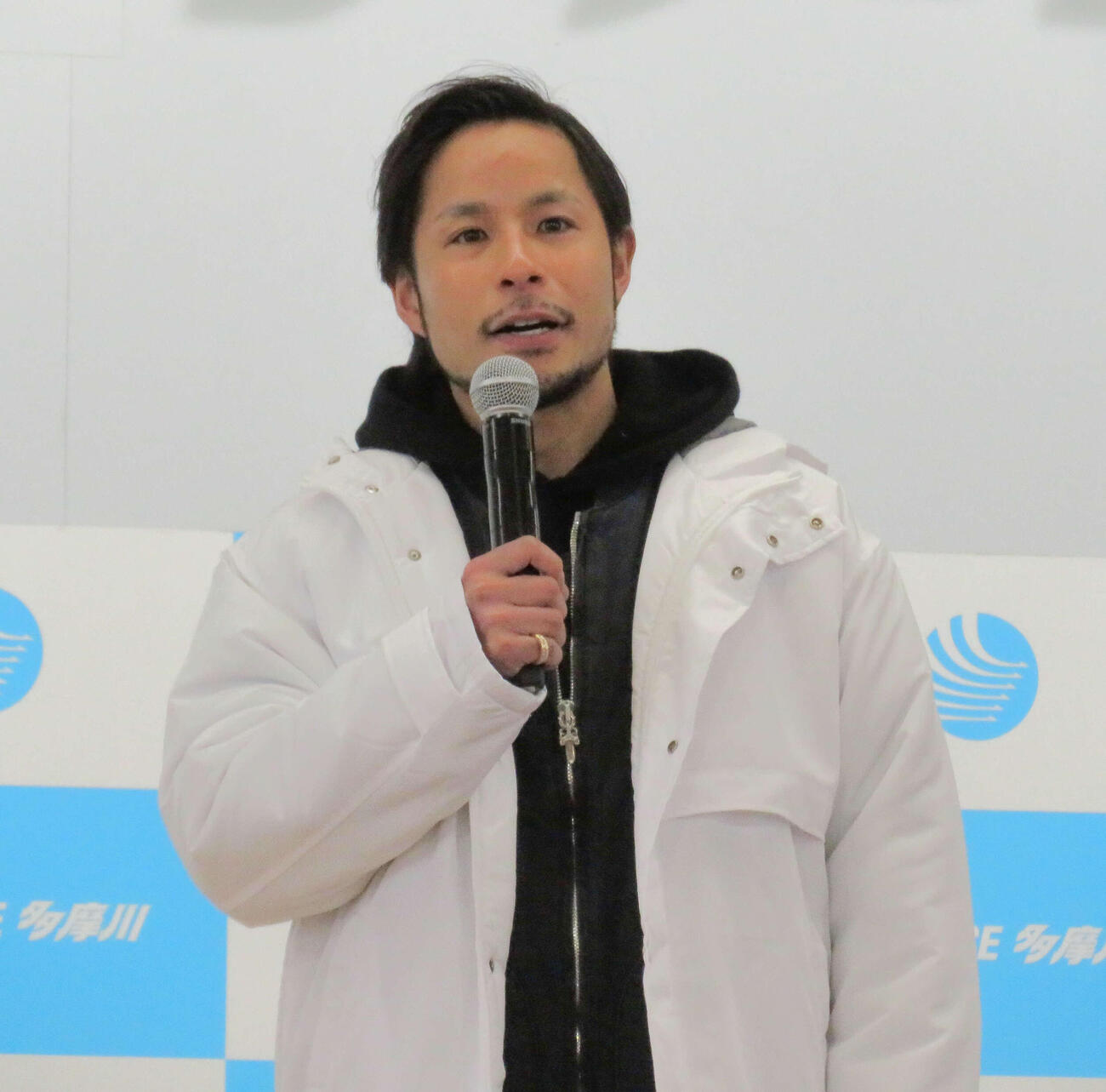昨年SG2冠の佐藤隆太郎がトークショーを行った