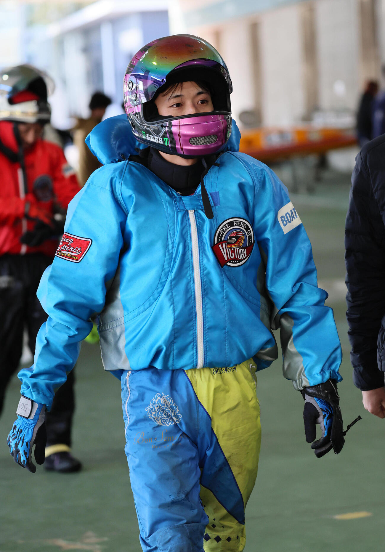 常滑10Rを制した前田滉（撮影・宮崎幸一）