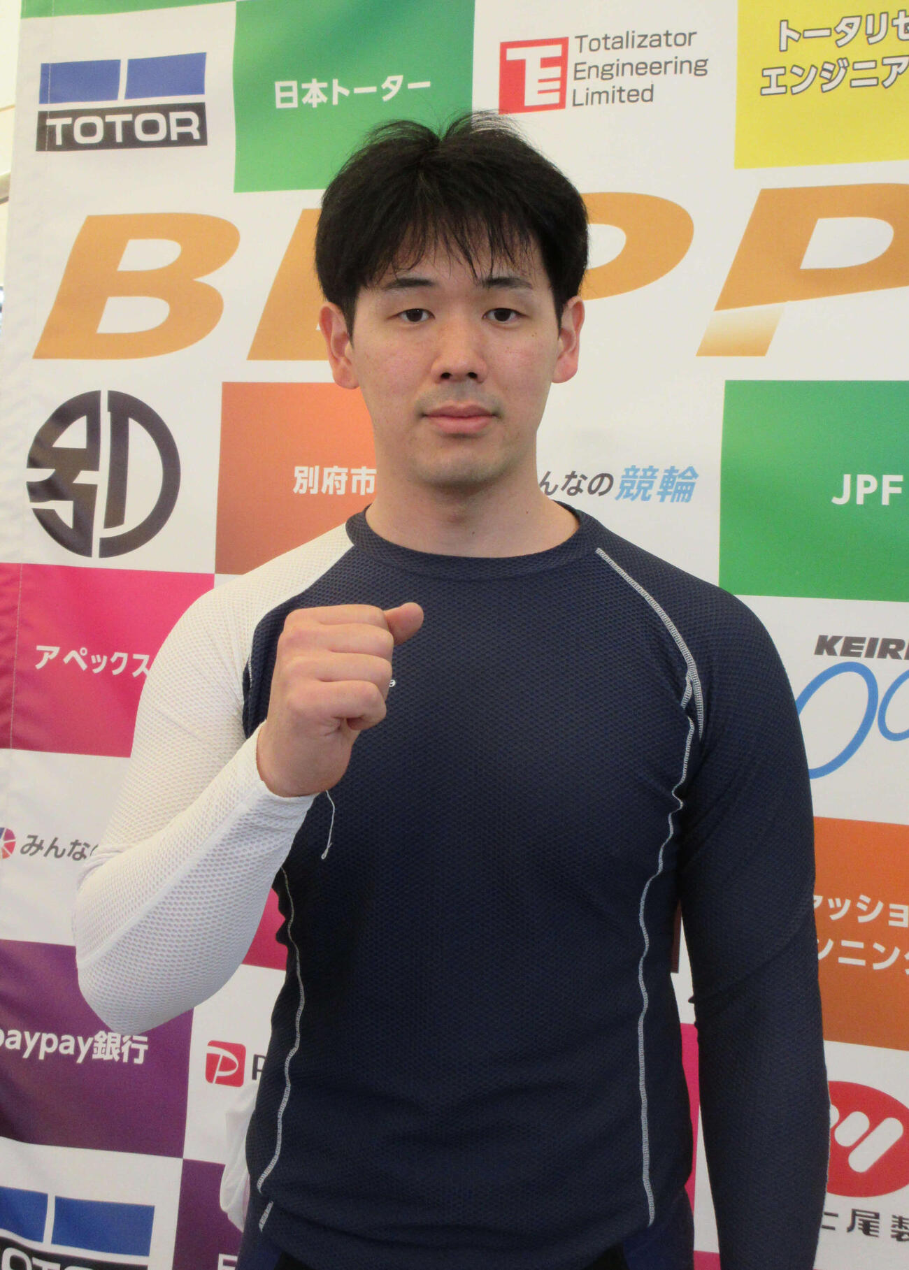 別府初登場の松本京太は、意気込み十分に走っている