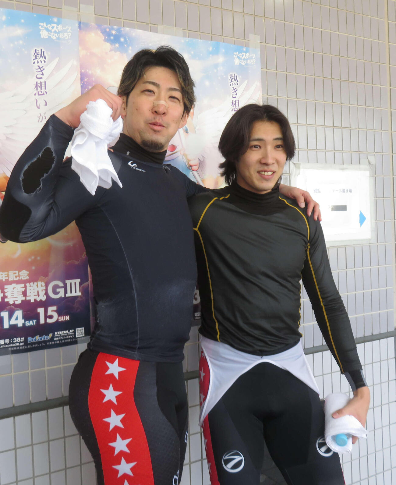 初連係でワンツーを決めた師匠の川口公太朗（左）と棚瀬義大の師弟コンビ（撮影・栗田文人）