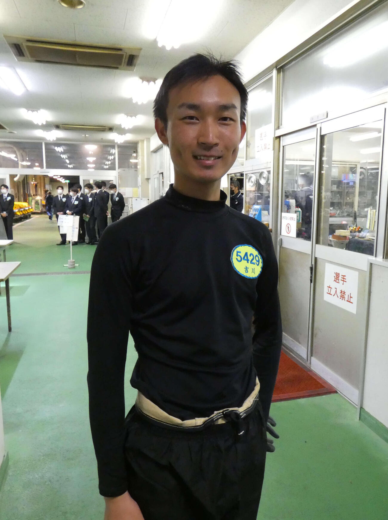 吉川颯汰は今節が丸亀ボート初参戦（撮影・前原一樹）