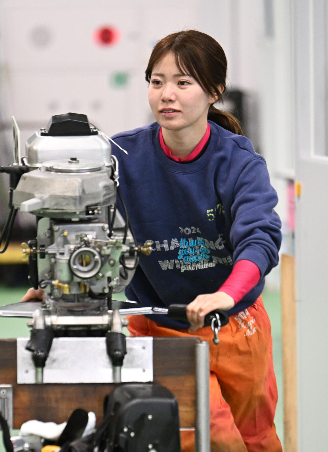 川井萌（撮影・和賀正仁）