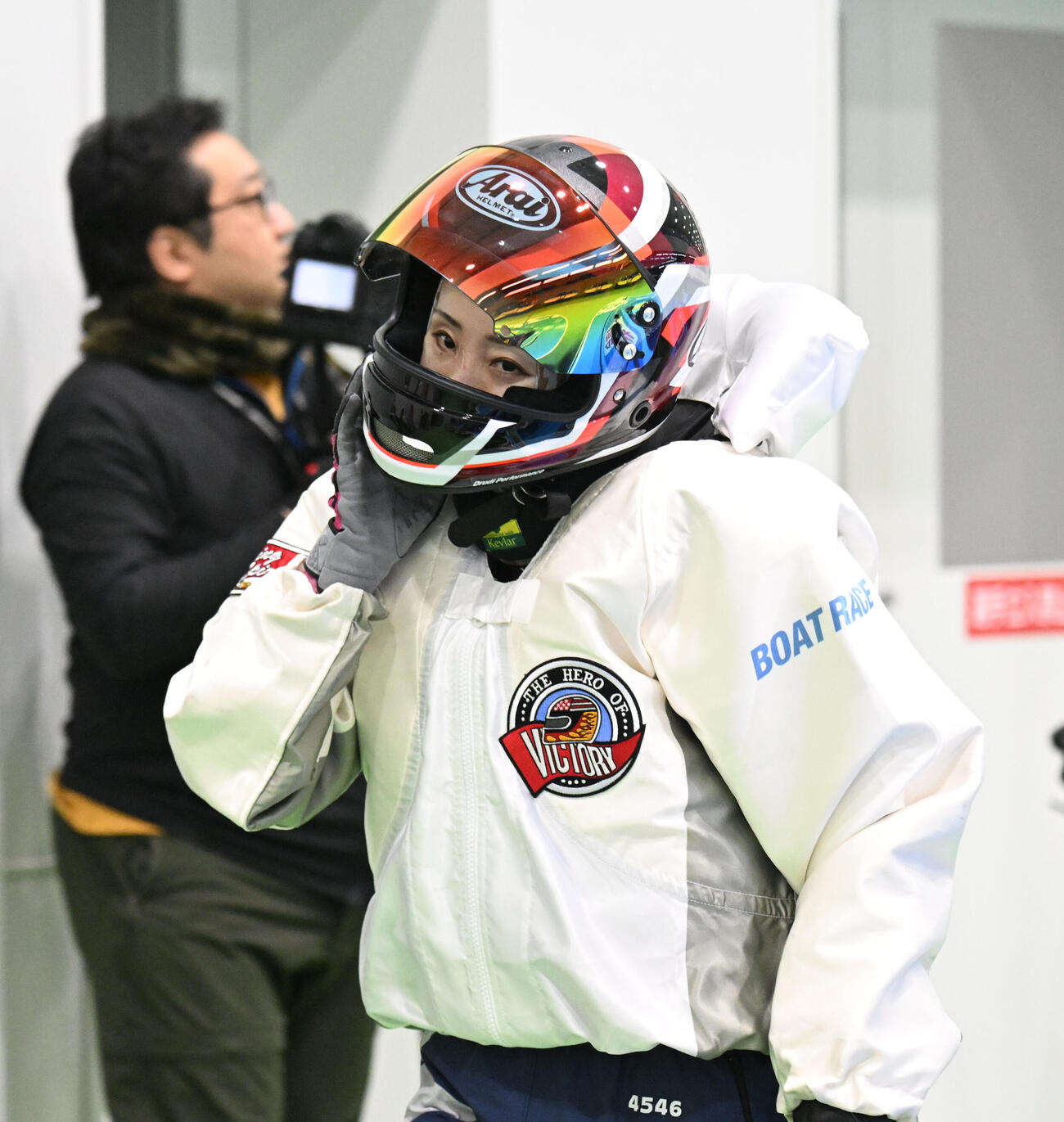 12Rドリーム戦を制した浜田亜理沙（撮影・和賀正仁）