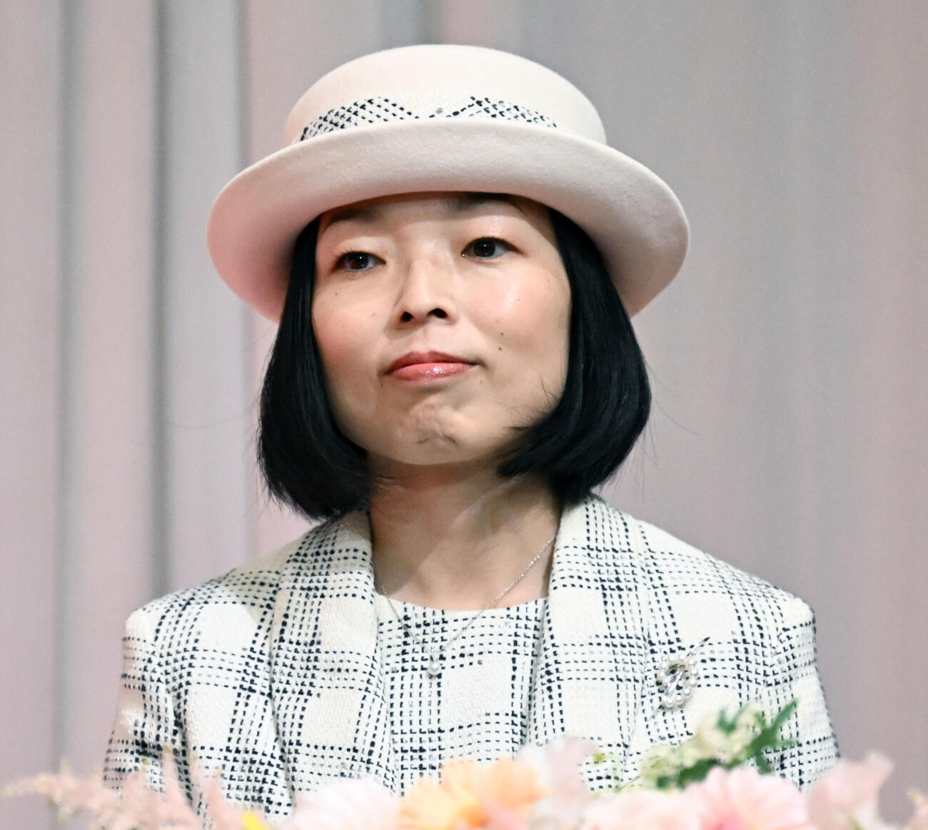 競輪の2025年優秀選手表彰式に出席された三笠宮家の彬子さま（撮影・千葉一成）