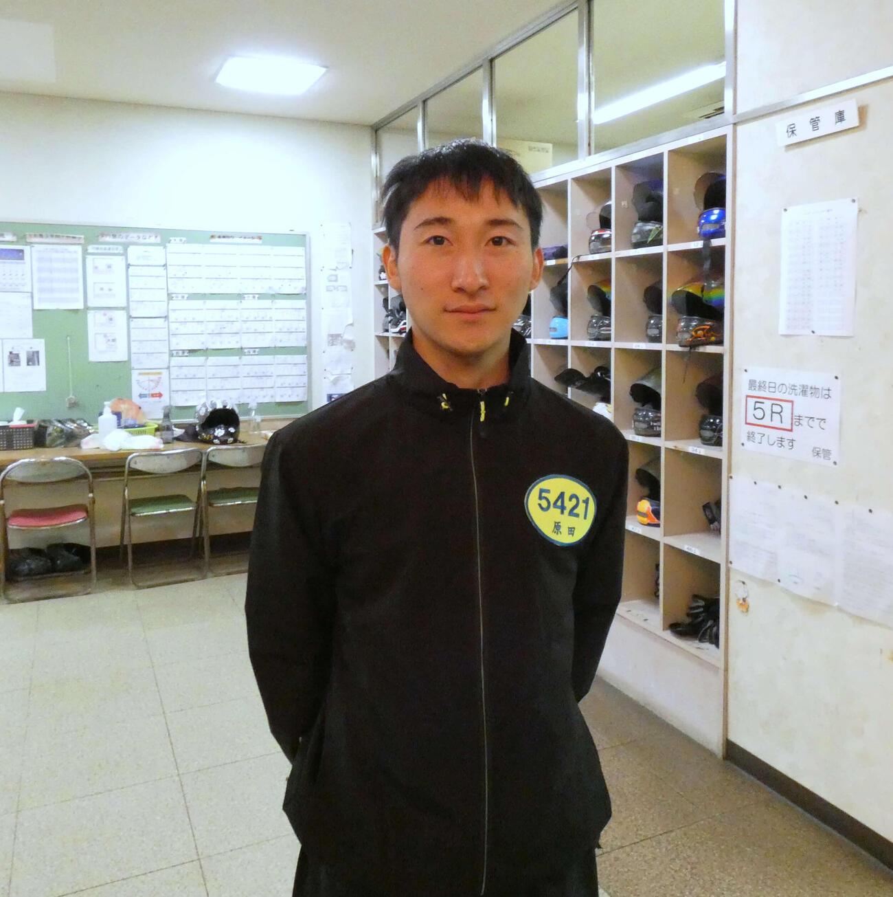 原田朱理は今節が丸亀ボート初参戦となる（撮影・前原一樹）