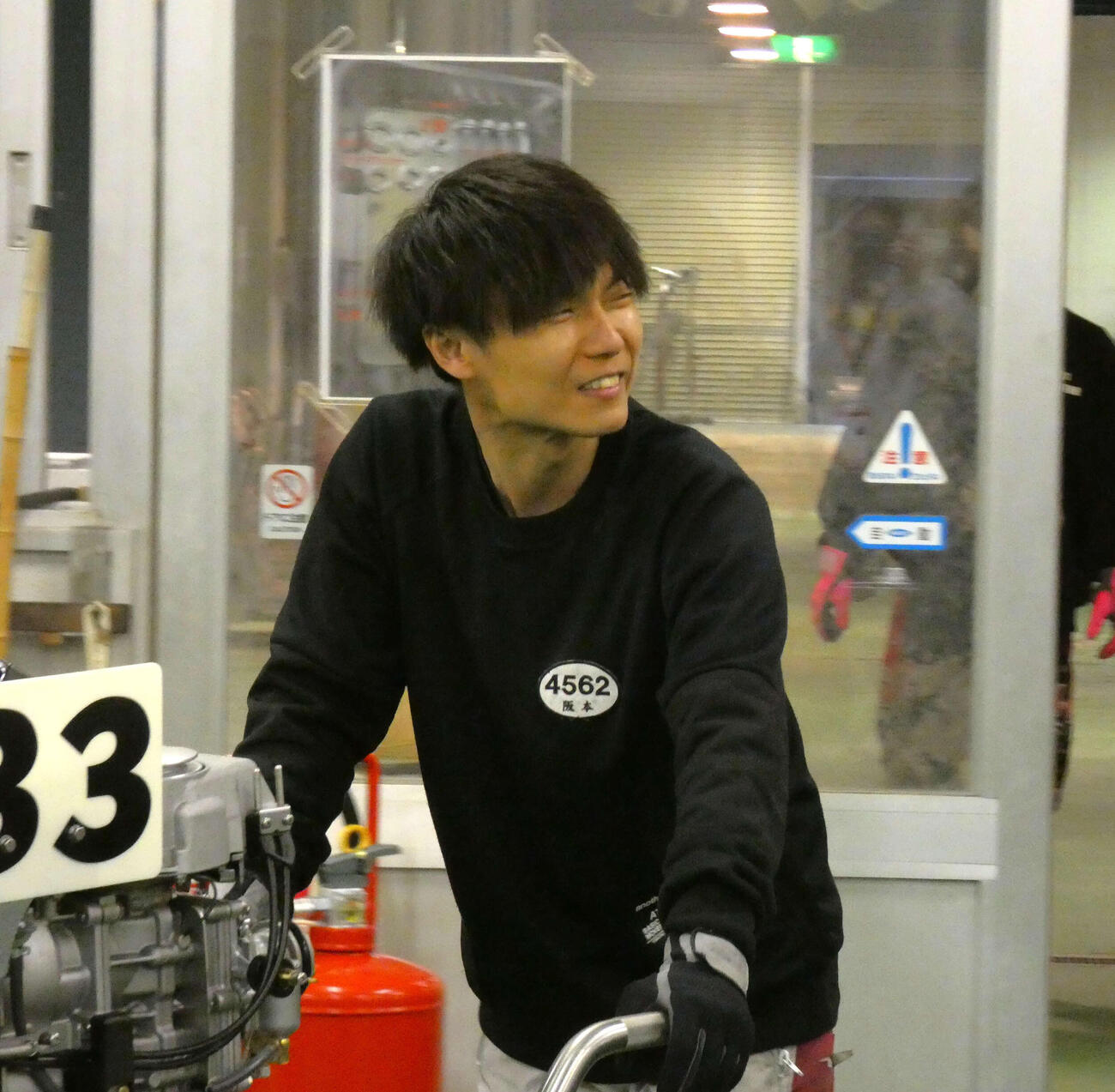 阪本勇介の足の気配は良好だ（撮影・前原一樹）