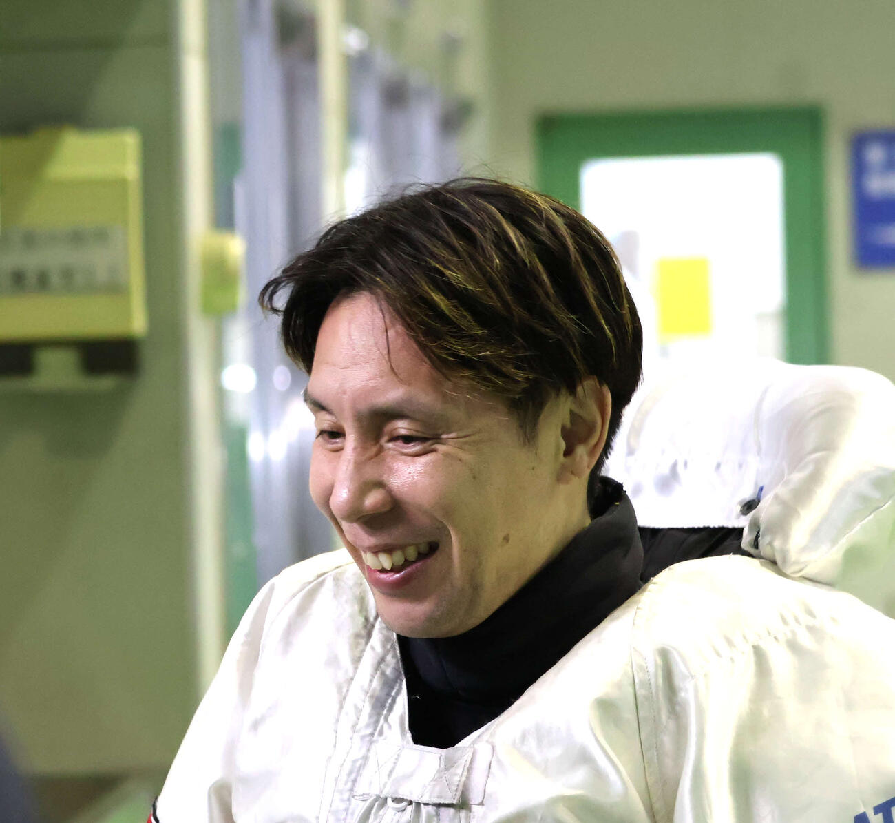 9Rで逃げた平野和明は今節初勝利に笑顔で引き揚げてきた