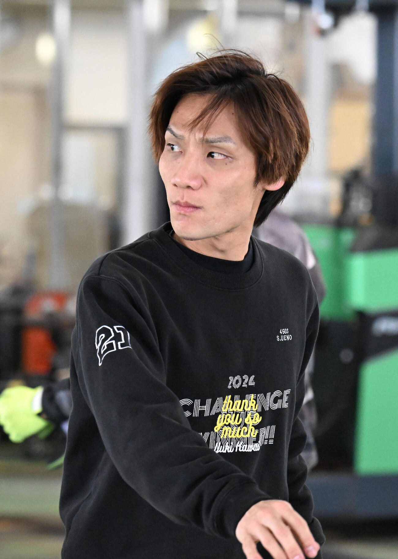 上野真之介（撮影・和賀正仁）