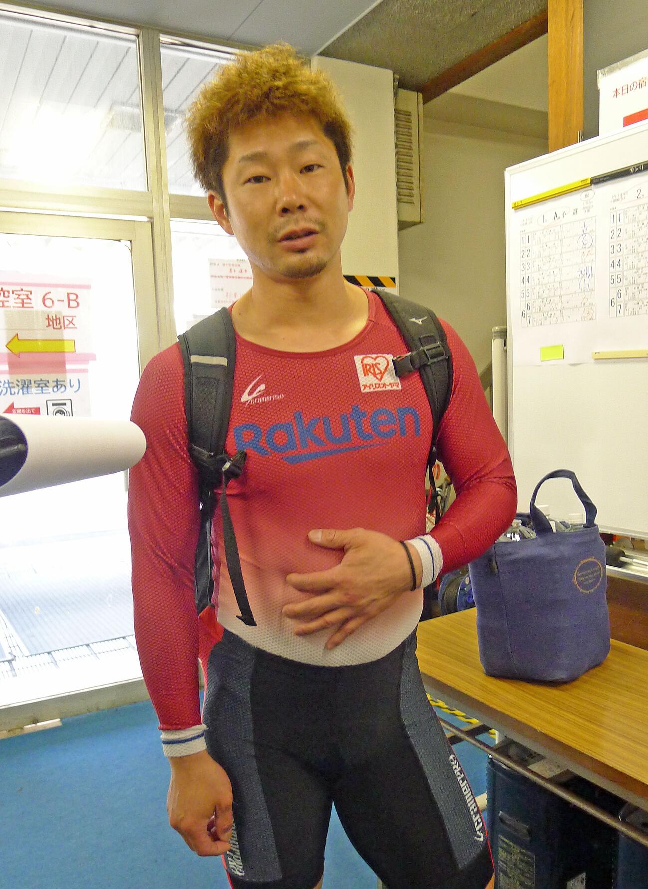 初日は単騎で勝負する阿部力也