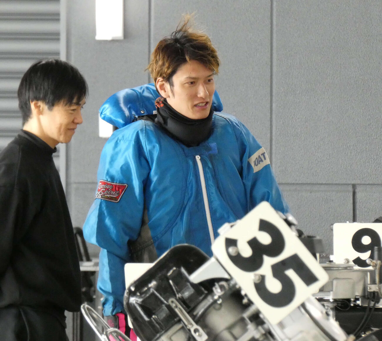 安河内健は12R優勝戦2枠に乗る（撮影・前原一樹）