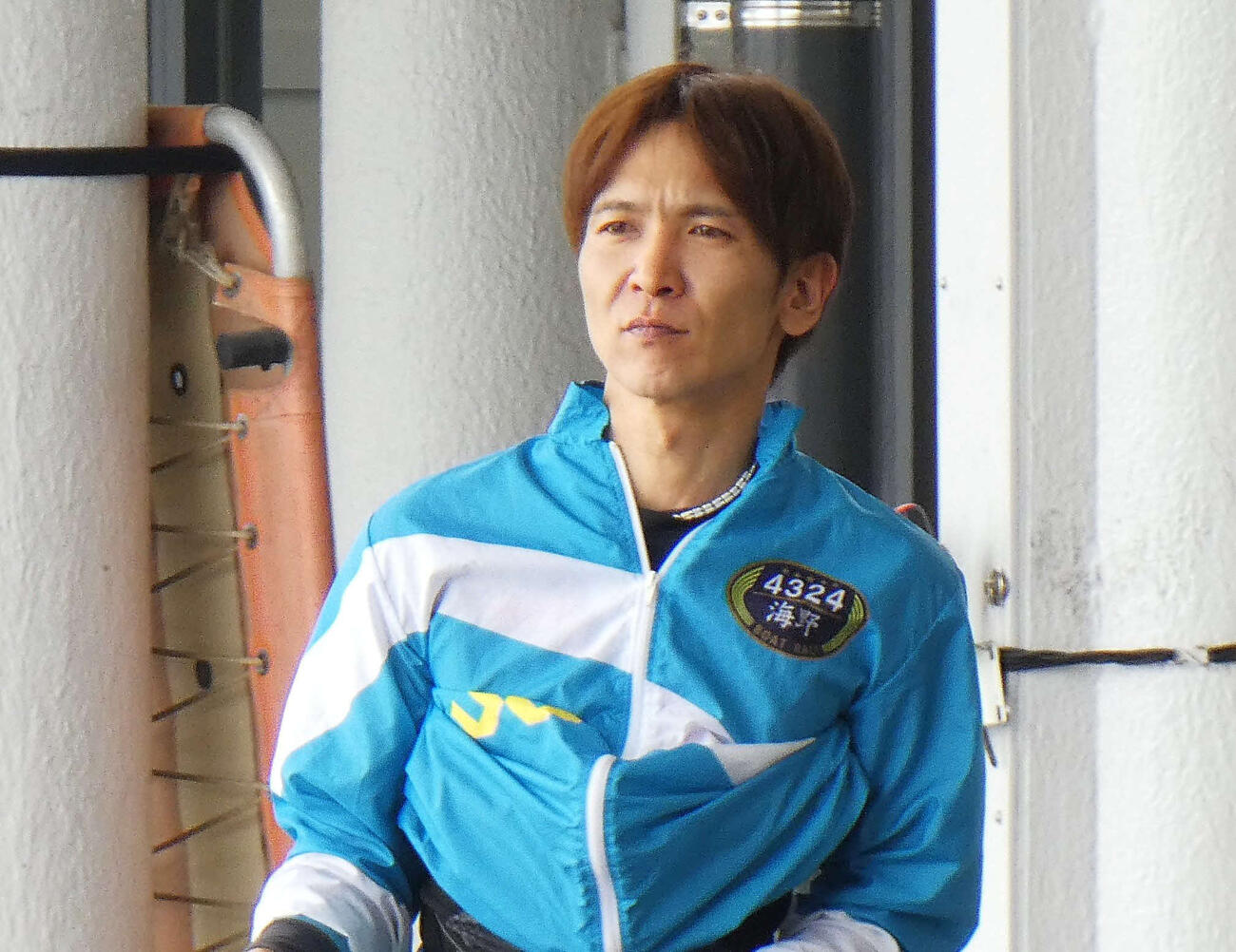 海野康志郎が尼崎ボートの水面攻略に奮闘（撮影・前原一樹）