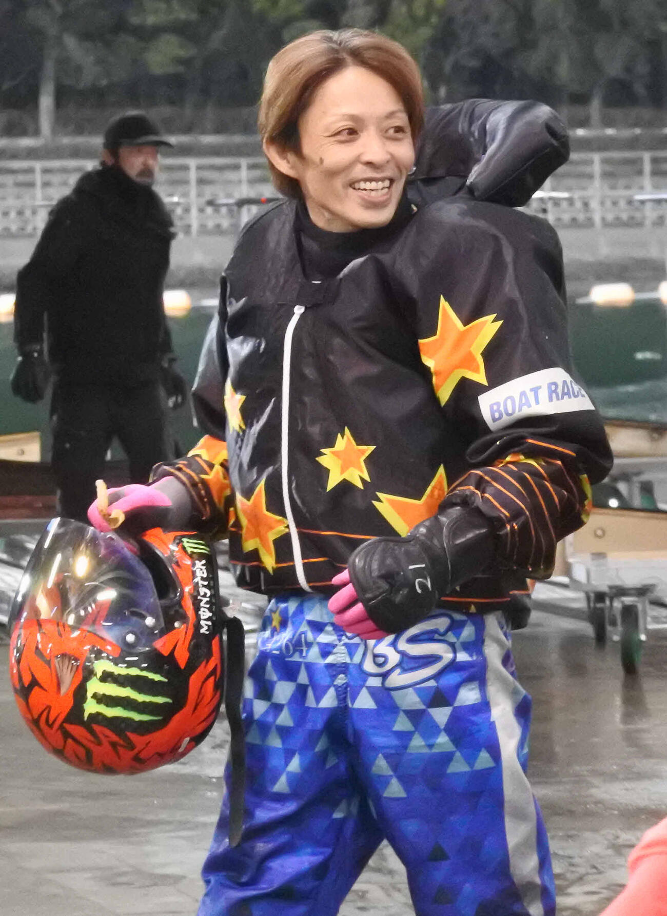 長尾章平は準優9Rを快勝して笑みを浮かべた
