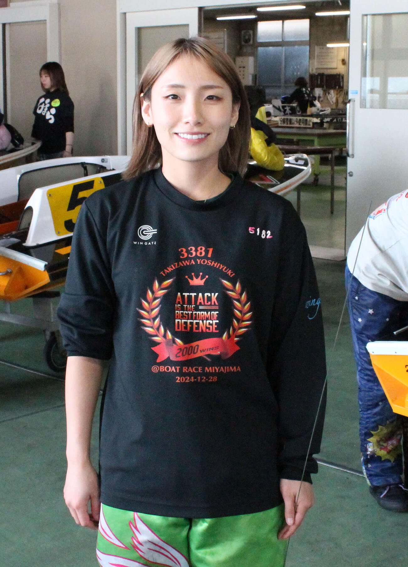 2日目連勝で得点率トップタイに浮上した宮崎安奈