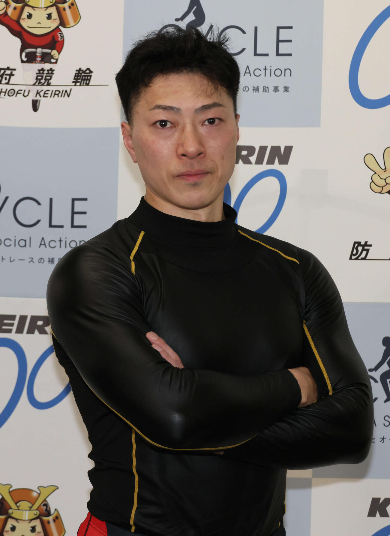 防府競輪ウイナーズカップ2日目　7R3着の新田祐大（撮影・加藤孝規）