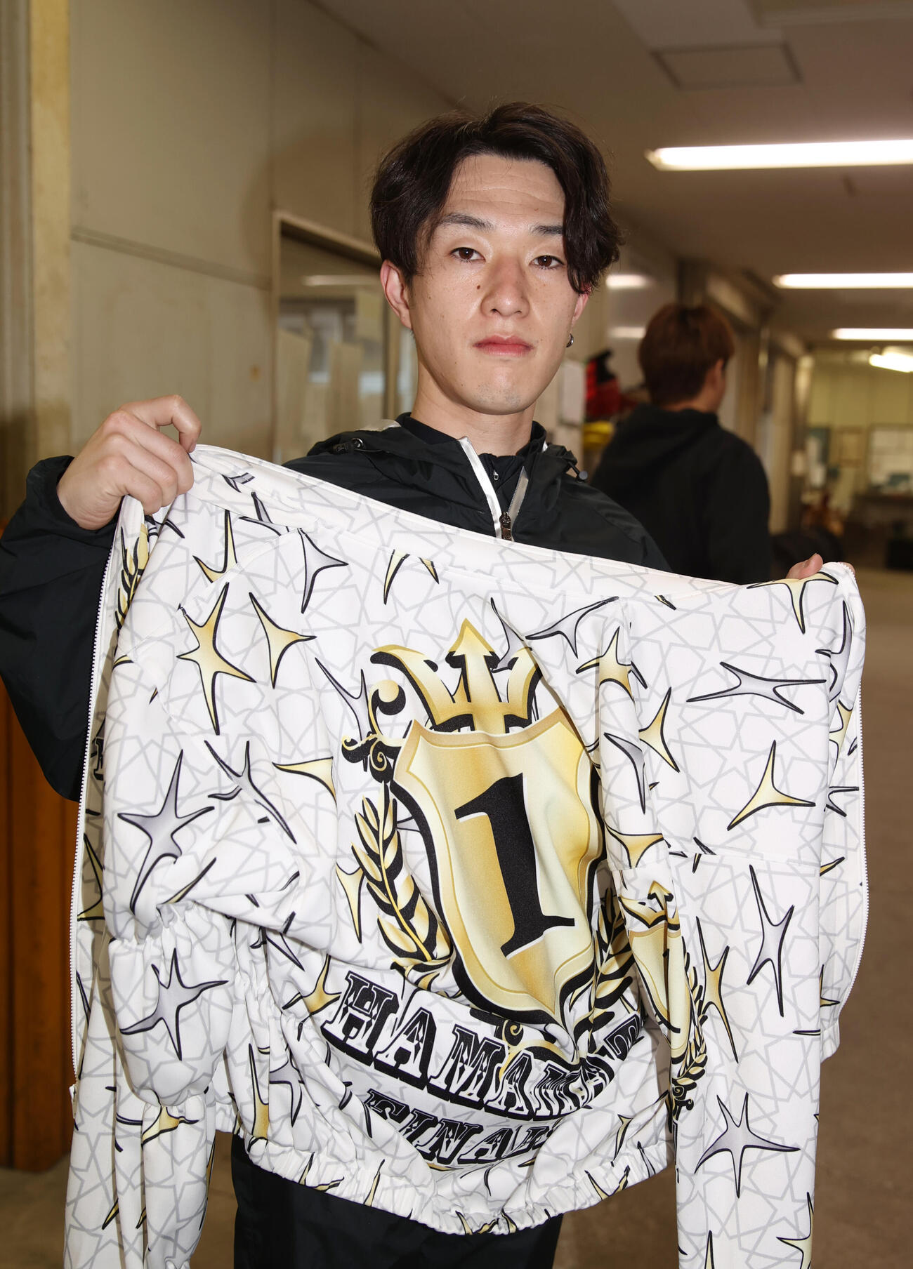 優勝戦の枠番選択で1番を選んだ黒川京介（撮影・柴田隆二）