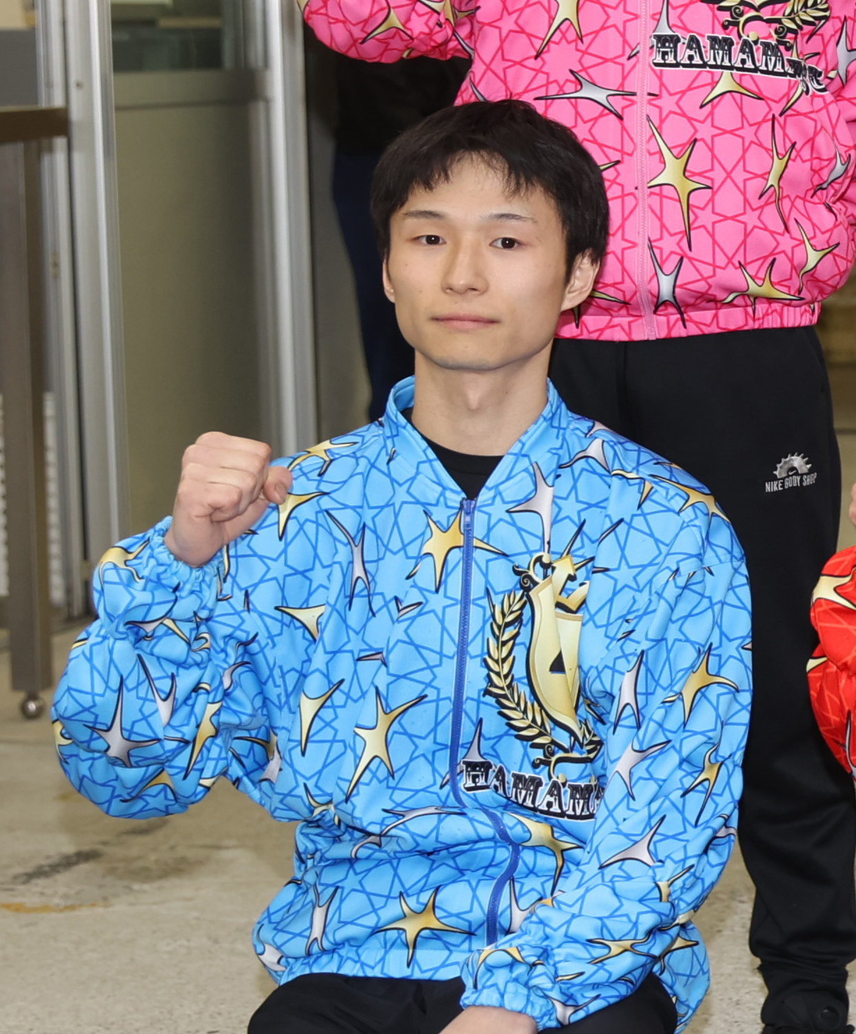 優勝戦の枠番選択で4番を選んだ福岡鷹（撮影・柴田隆二）