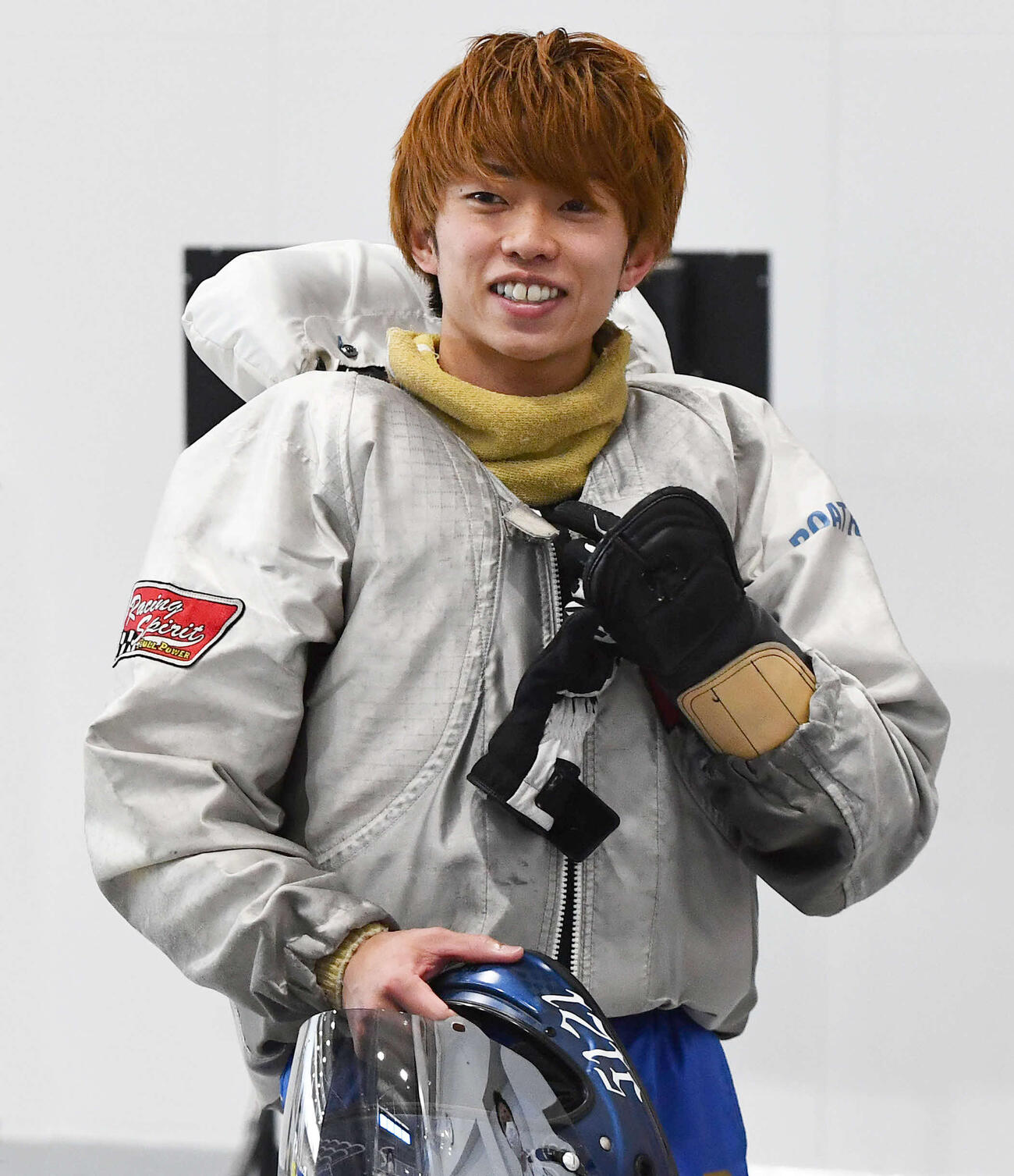 G2モーターボート大賞5日目　10R準優勝戦、1着で優出を決めた5121定松勇樹（撮影・岩下翔太）