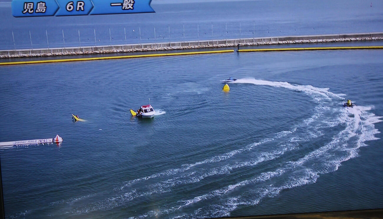 5日目6Rで3連単、3連複不成立（モニター映像）