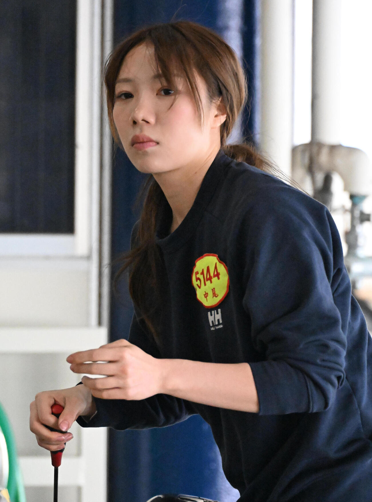 中尾彩香が57号機の回り足に好感触を得た