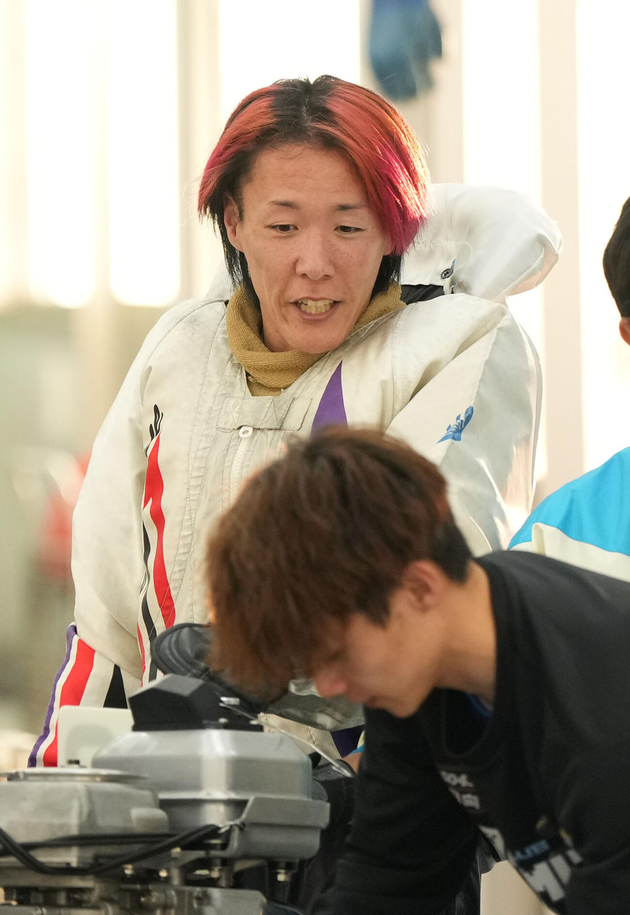 第61回ボートレースクラシック「第3日」　6R、1着の堀本和也（4732）（撮影・森本幸一）