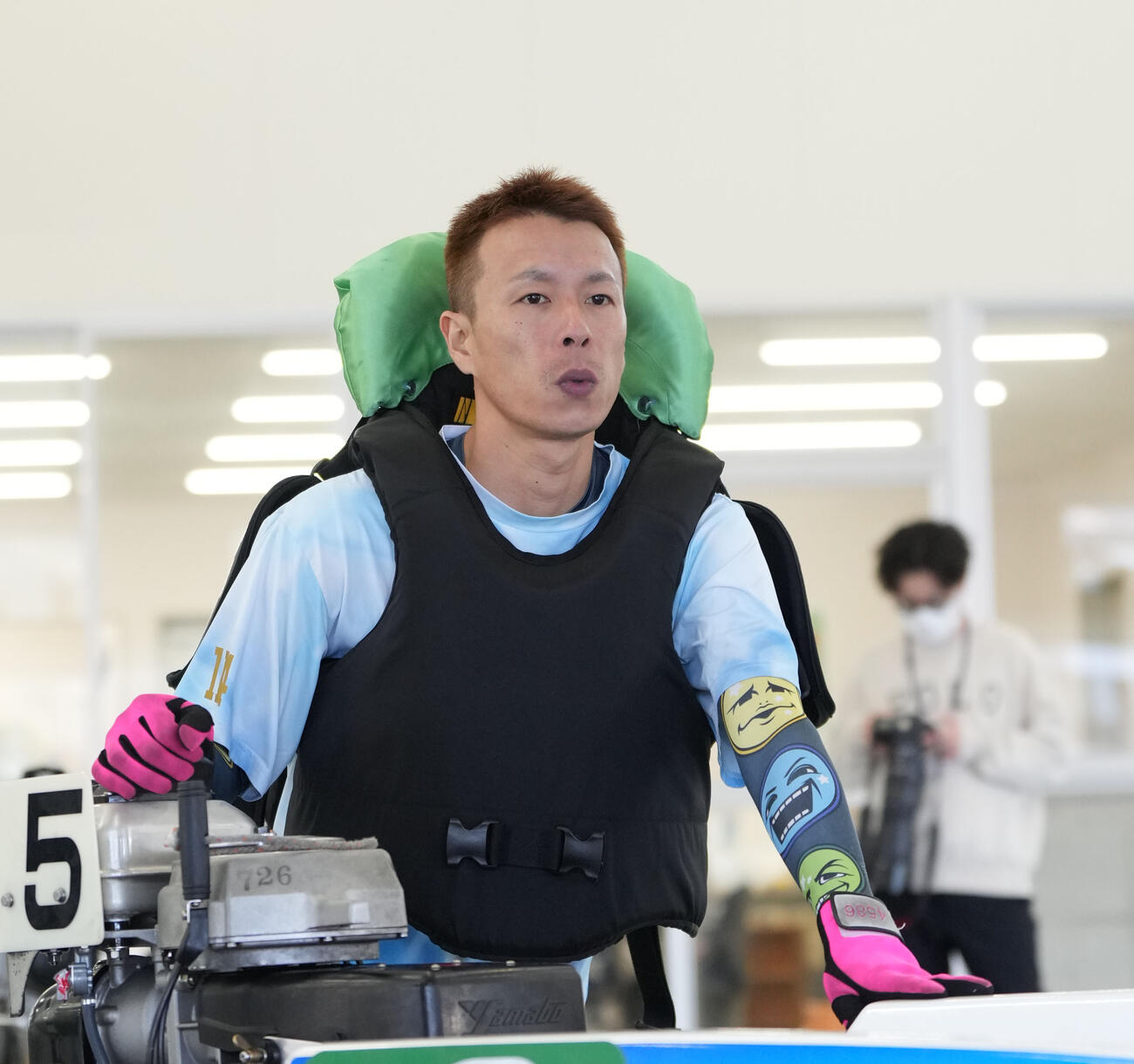 第61回ボートレースクラシック「第4日」　磯部誠（4586）（撮影・森本幸一）