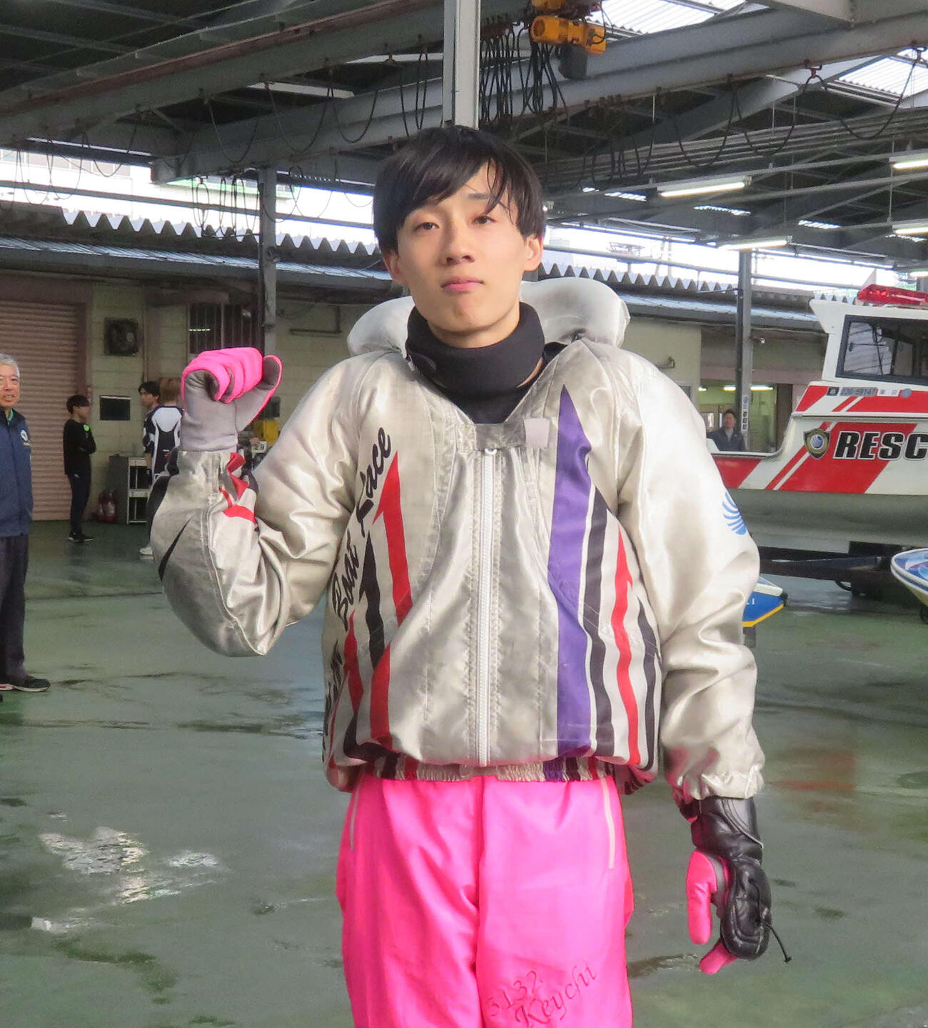 中野希一は通算2度目、平和島では初の優勝を飾りガッツポーズ
