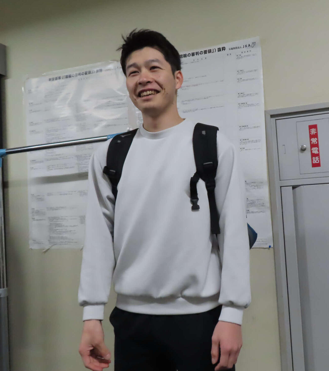 快速ぶりを見せている西田優大（撮影・野島成浩）