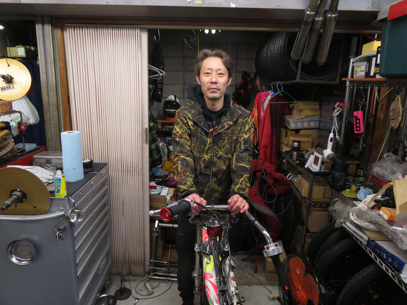開幕戦を制した地元の藤岡一樹（撮影・小川将司）