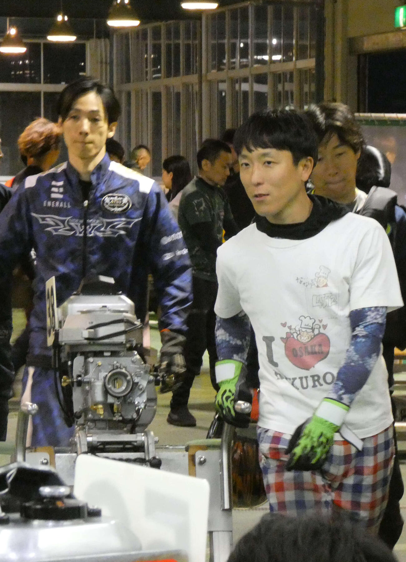 渡部悟が足も自身のコンディションも整える！（撮影・前原一樹）