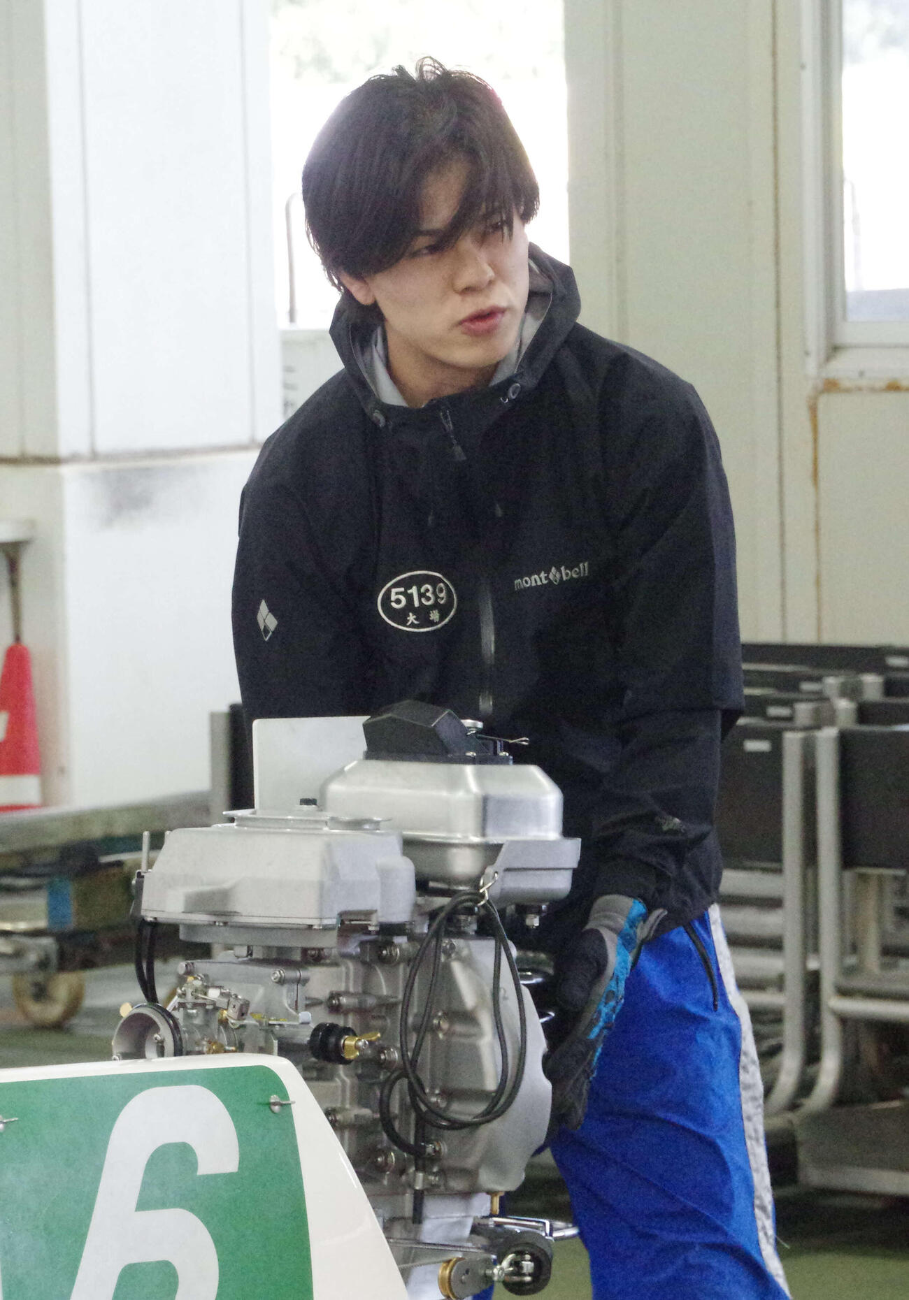 初のA1級昇格を狙う大場恒季（撮影・渕上知）