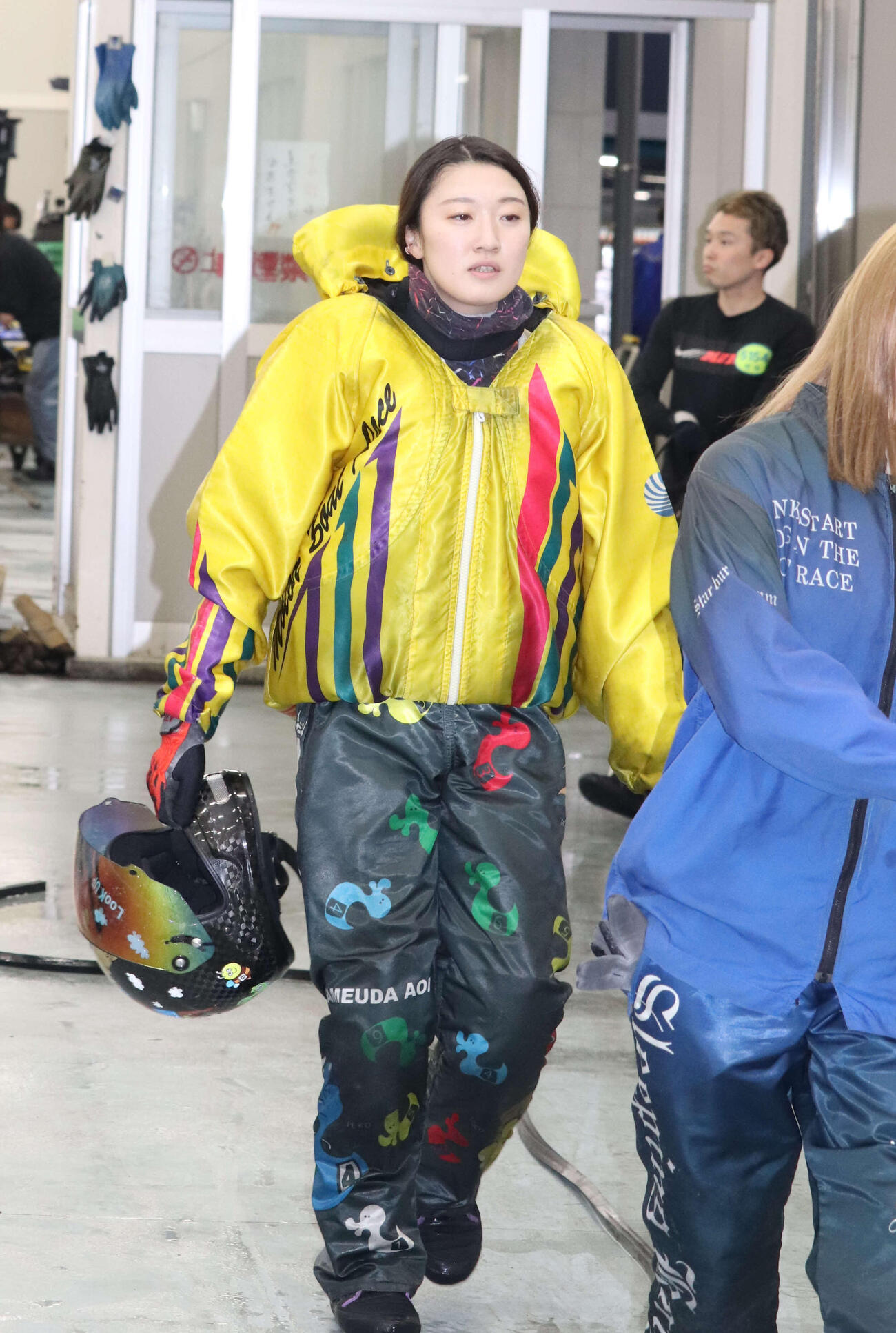 大豆生田蒼が軽快なレース足を武器に優出を狙う（撮影・神田成史）